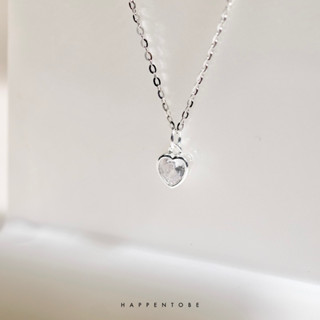 สร้อยคอรุ่น heart me (silver)