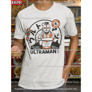 เสื้อยืด Unisex รุ่น Ultraman T-Shirt สวยใส่สบายแบรนด์ Khepri Cotton TC ผ้าพรีเมียม พิมพ์สวย ระวังของปลอม!