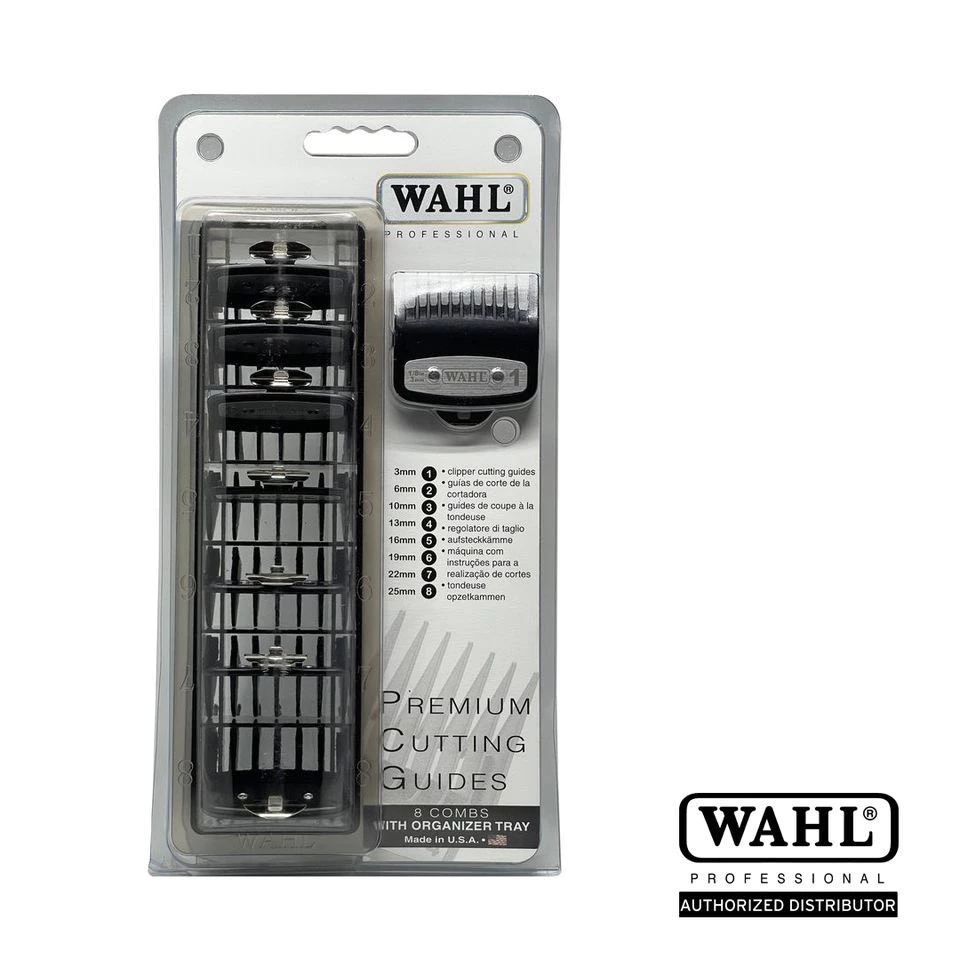 (พร้อมส่ง) ฟันรองปัตตาเลี่ยน 8 ชิ้น WAHL สีดำ สามารถใส่กับรงานมาตรฐานได้