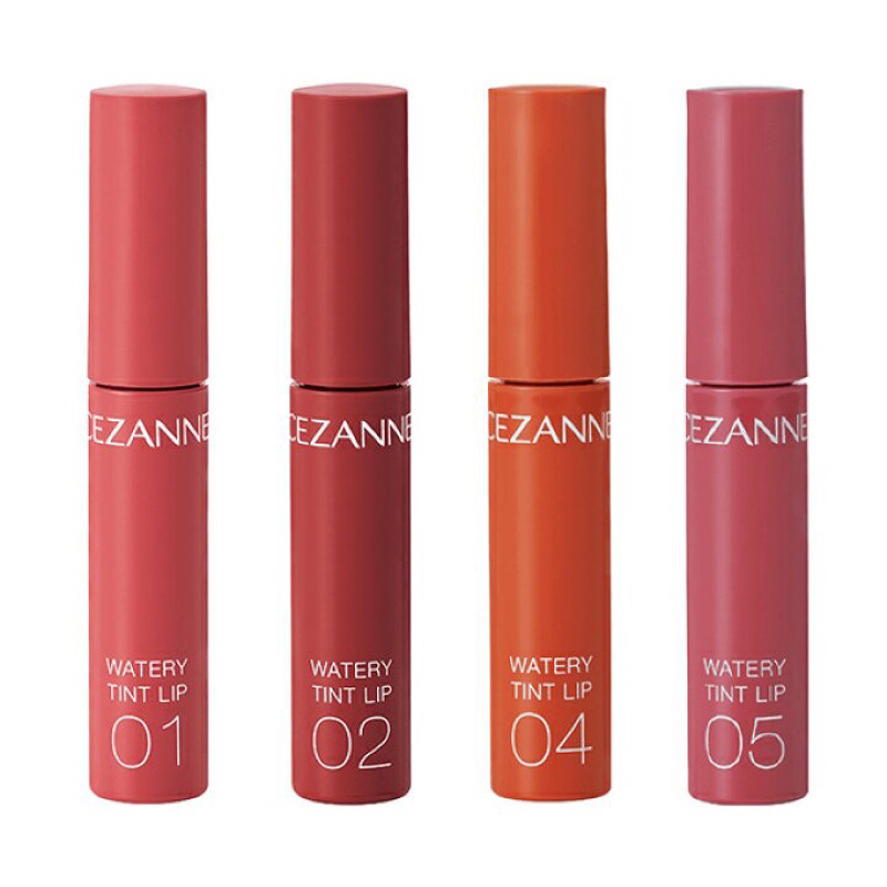 (ของแท้🇯🇵ส่งไวจริง🔥) Cezanne Watery Tint Lip  ลิปทินท์ผสมออยล์ ให้เติมแต่งริมฝีปากด้วยความชุ่มชื้น ริมฝีปากฉ่ำวาว