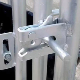 กลอนล็อคกรง หมู สุนัข กลอนคอกหมู ประตู แบบหางปลา Pig Door Latch Lock กลอนหางปลา ตัวล็อค กรงแมว สุนัข