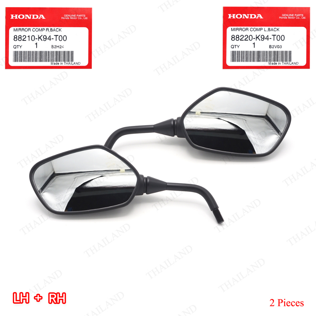 กระจกมองหลัง รถมอเตอร์ไซค์ ของแท้ สีดำ,ใส สำหรับ Honda CB150R CB125R ปี 2018-2019 ราคา ถูกที่สุด ดีลบีเคเค แกลเลอรีภาพที่ 3