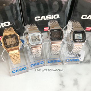 นาฬิกาข้อมือ CASIO ของแท้ (cmg) คาสิโอ รุ่น LA680WA-1 / LA680WA-1B / LA680WA-7 ประกันศูนย์เซ็นทรัล cmg 1 ปีเต็ม