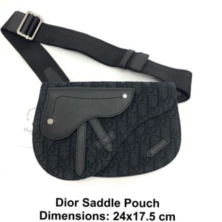 DIOR Saddle Pouch ของแท้ 100% [ส่งฟรี]