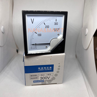 6L2 300VAC เเละ 750VAC Volt Meter โวลต์มิเตอร์ ไฟ AC วัดแรงดันไฟฟ้า วัดกระแสไฟฟ้า แบบ เข็ม Analog