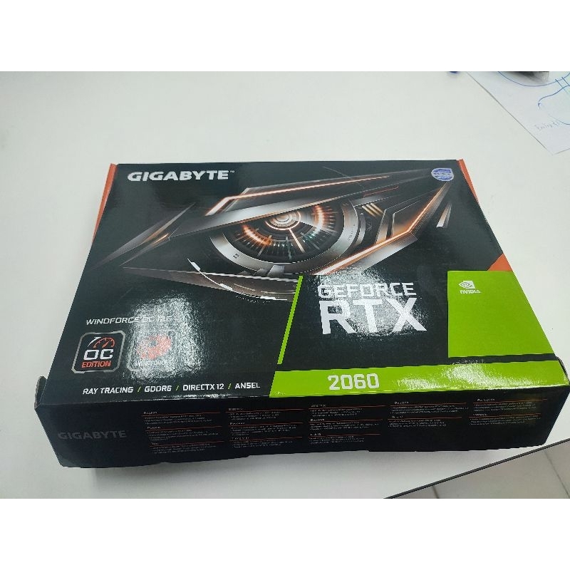 RTX 2060 GIGABYTE WINDFORCE OC 12GB มือสอง