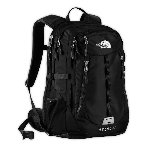 The North Face Surge II Transit - Black ,Router Transit กระเป๋าเป้สะพายหลัง