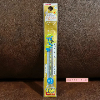 ไส้ปากกา Zebra Sarasa Prefill แบบ Limited จากญี่ปุ่น พิมพ์ลาย Toy Story ที่ไส้ หัว 0.5 หมึกสี Gold