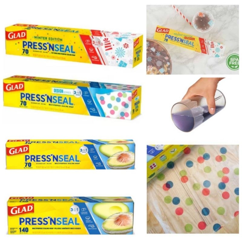 Magic wrap, Glad press'n seal เมจิคแรป แรปถนอมอาหาร แรปสูญญากาศ ซีลถนอมอาหาร