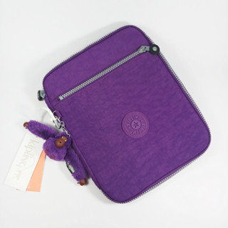 kipling กระเป๋าใส่ i pad สี bright purple ของใหม่ ของแท้100%