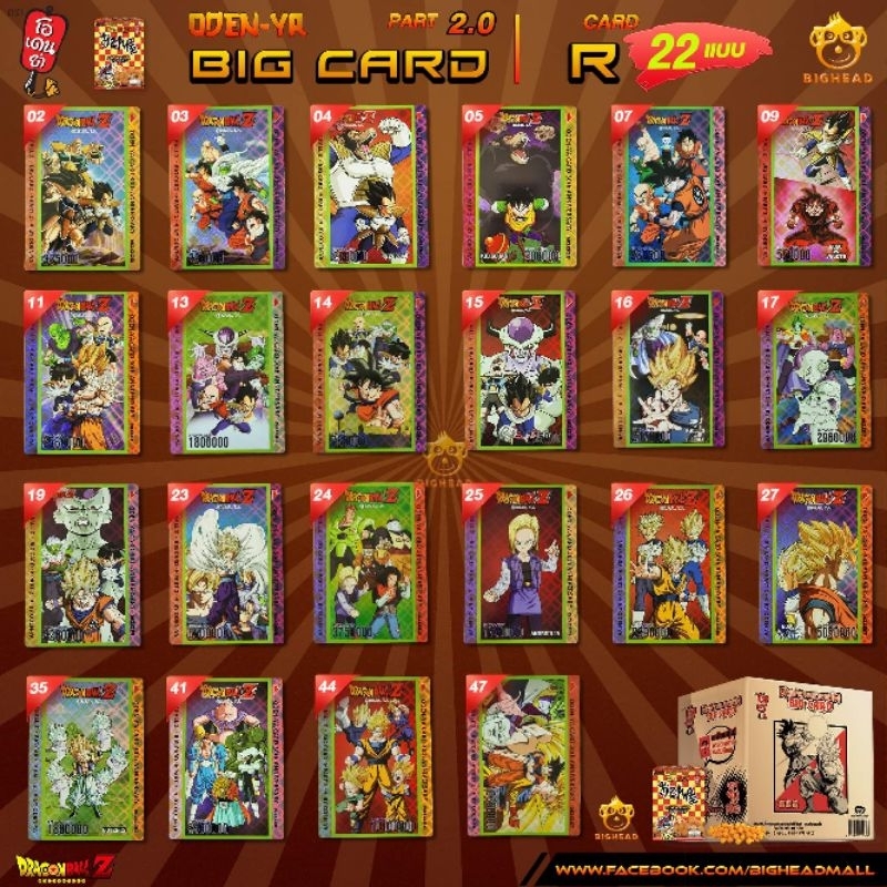 Big card Odenya Rare card บิ๊กการ์ด โอเดนยา ระดับR