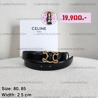 👜: New!! Celine Belt 2.5 cm.‼️ก่อนกดสั่งรบกวนทักมาเช็คสต๊อคก่อนนะคะ‼️