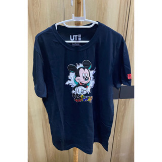 เสื้อยืด Uniqlo ลายดิสนีย์ แท้ 💯% ไซส์ L อก 38-40 มือหนึ่ง