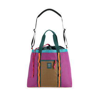 Topo Designs กระเป๋าสะพายข้าง รุ่น MOUNTAIN UTILITY TOTE BOTANIC GREEN/GRAPE