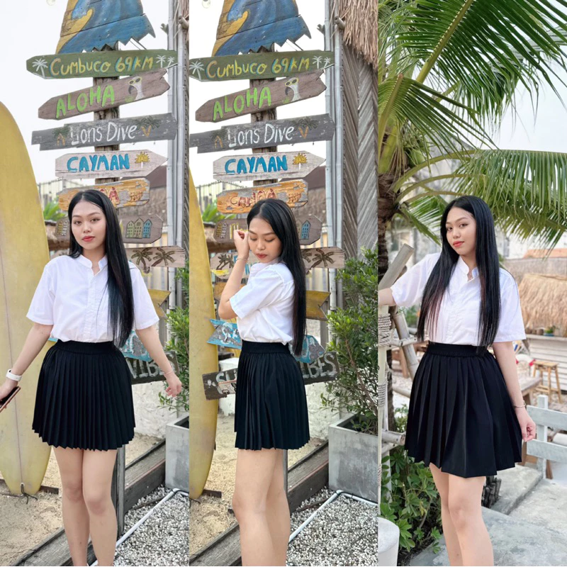 กระโปรงนักศึกษา พลีท จีบเล็ก จีบใหญ่ จีบทวิส ฟรีไซส์