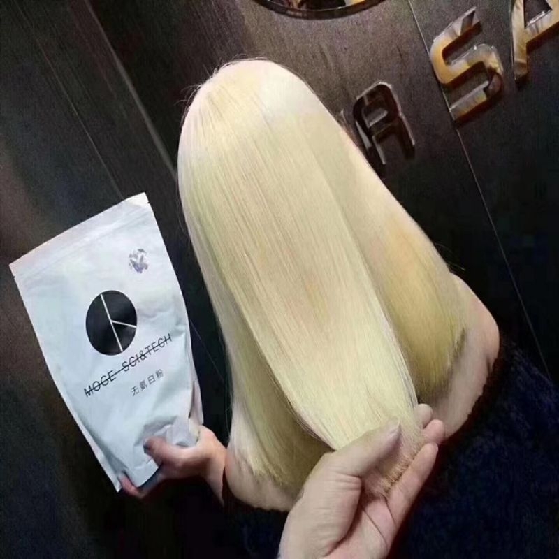 ผงฟอกสีผมถนอมเส้นผม 500กรัม ฟอกยกระดับสีผม8-9ในครั้งแรก