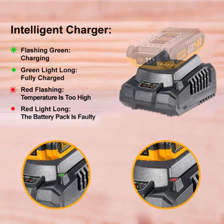 INGCO แท่นชาร์จแบตเตอรี่ 20 โวลท์ รุ่น FCLI2001 FCLI20411 FCLI2034 FCLI2082 FCLI2064 ( Fast Intelligence Charger )