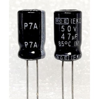 ROE EKO 47uf 50v Capacitor ตัวเก็บประจุ คาปาซิเตอร์