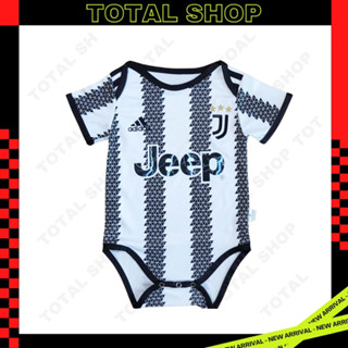 ชุดบอลเด็กทารก 2022/23 ชุดบอลเด็กเล็ก ชุดบอลเด็กแรกเกิดยูเวนตุส Juventus Babysuit