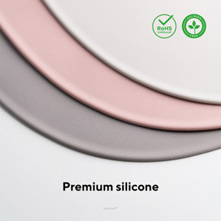 Teranuvo By elago Pebble Table Placemat For Dining Table, Non Slip, Durable, Non-Toxic Safe Silicone Material ถาดรองจาน