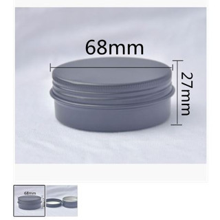 ตลับลิป อลูสีดำ 10 ชิ้น 60 g 6.8*2.7 cm 000209-60BALU
