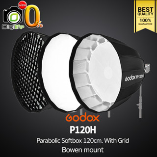 ผ่อน 0%** Godox Softbox P120H Parabolic 120cm. - Bowen Mount ( P120G , P120L , P120 )