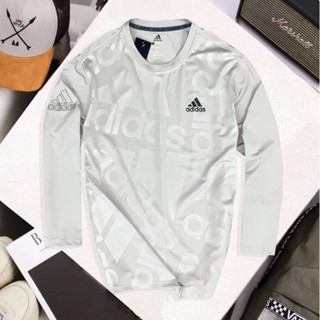 ADIDAS เสื้อกีฬาเเขนยาวผู้ชาย ใส่ออกกำลังกาย