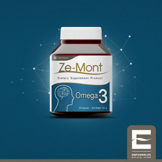 โอเมก้า 3 สูง Ze-Mont น้ำมันงาขี้ม้อนสกัดเย็น ขนาด 60 เม็ด ( Ze-Mont 60 เม็ด )