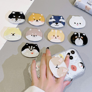 ที่ติดมือถือลายหมา ที่ติดมือถือลายการ์ตูน Griptok  popsocket กริ๊บต๊อก ที่ติดหลังมือถือ ตัวป๊อปติดมือถือ กริ๊ปต็อก