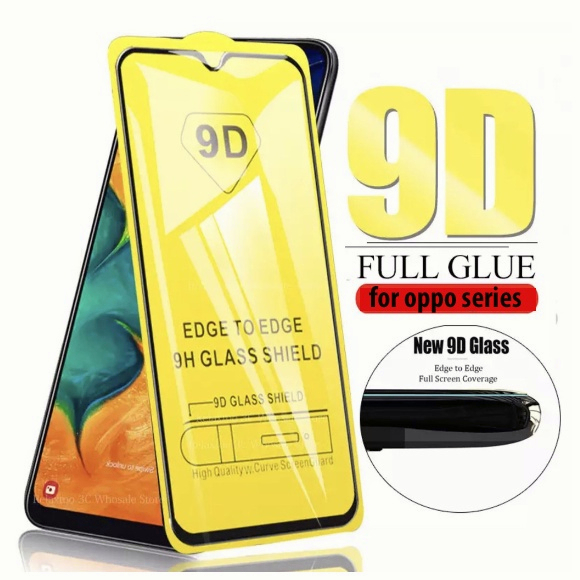 ฟิล์มกระจกนิรภัย 9D For OPPO A3X A3 A5 Pro 5G A60 A15 A57 A79 A18 A16 A31 A17 A74 A54 A3S A53 A78 A38 A17K A5S Reno 11F