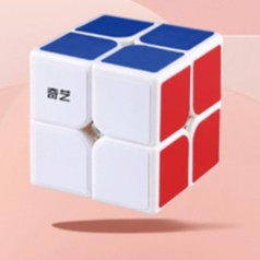 (ส่งจากไทย)-รูบิค QY SpeedCube 2x2x2  สติ๊กเกอร์สี เวทมนตร์ รับประกันความพอใจ คุ้มค่า EQY762