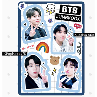 JUNGKOOK BTS สติ๊กเกอร์ไม่ไดคัท มีของแถม อ่านก่อนสั่ง