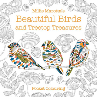 MILLIE MAROTTAS BEAUTIFUL BIRDS AND TREETOP TREASURES POCKET (COL. BOOK)