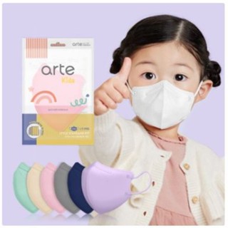 ARTE หน้ากากอนามัย 3D​ แบบสี​ 5 ชิ้น สำหรับเด็กอายุ​ 1-3 ปี