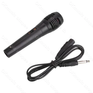 6.5mm ไมค์พร้อมสาย ไมโครโฟน ร้องเพลง พูด คาราโอเกะ Professional Dynamic Microphone ไมค์สาย ไมล์ karaoke