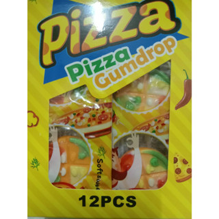 Pizza gumdrop  กัมมี่พิซซ่า  กล่อง 12ชิ้น