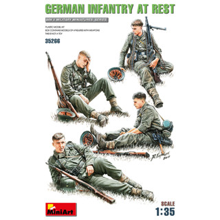 โมเดลประกอบ MiniArt 1/35 MI35266 GERMAN INFANTRY AT REST