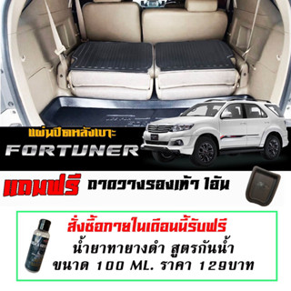 แผ่นติดหลังเบาะ  กันรอย ตรงรุ่น Toyota Fortuner (2004-2015) แผ่นกันรอยแถวสาม กันรอยหลังเบาะ