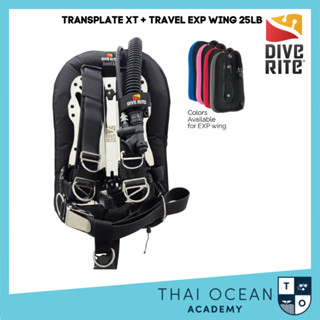 บีซีดี Dive Rite TransPlate XT Travel เพลทแสตนเลส วิง EXP 25lb