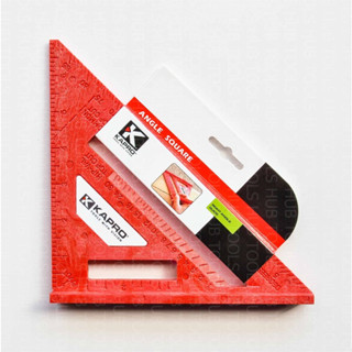 KAPRO ฉากวัดอเนกประสงค์ Angle Square รุ่น 444-7 นิ้ว หนาพิเศษ (สีแดง)ของแท้
