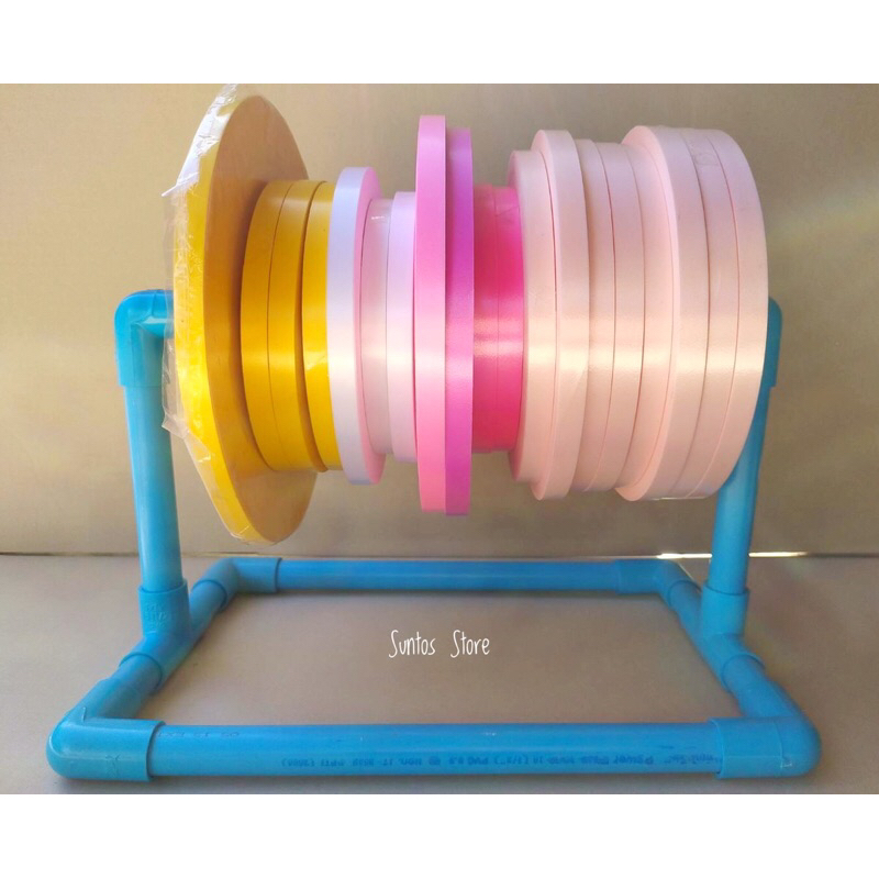 ขาตั้ง PVC สำหรับใส่ม้วนริบบิ้น ได้ทั้งม้วนใหญ่-เล็กทุกยี่ห้อ