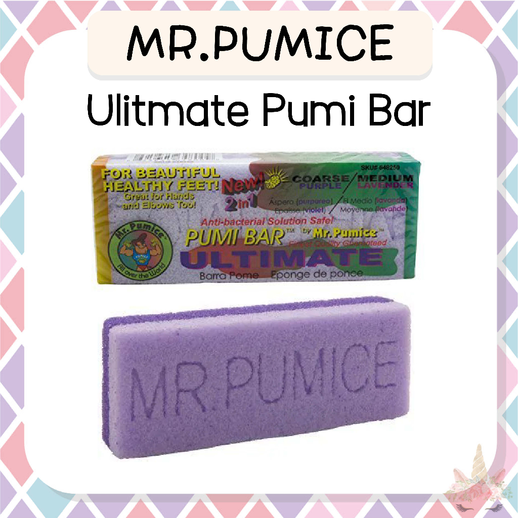 *พร้อมส่ง/ของแท้‼️* Mr.Pumice Ultimate Pumi Bar หินขัดเทา ฟองน้ำขัดเท้า