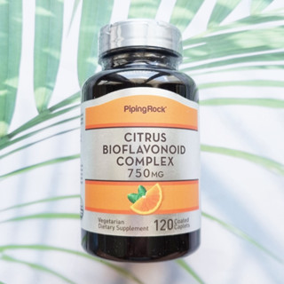 ซิตรัส ไบโอฟลาโวนอยด์ Citrus Bioflavonoids 750mg 120 Coated Caplets (Piping Rock®)