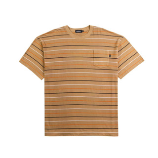 CARNIVAL CNVFW22T002BR OVERSIZED STRIPE T-SHIRT BROWN