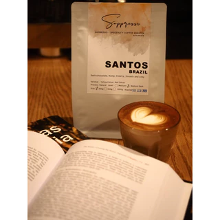 เมล็ดกาแฟคั่ว Brazil Santos