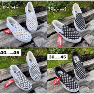 รองเท้าผ้าใบ Vans Slip on สินค้าพร้อมส่ง ใส่ได้ทั้งชายและหญิง