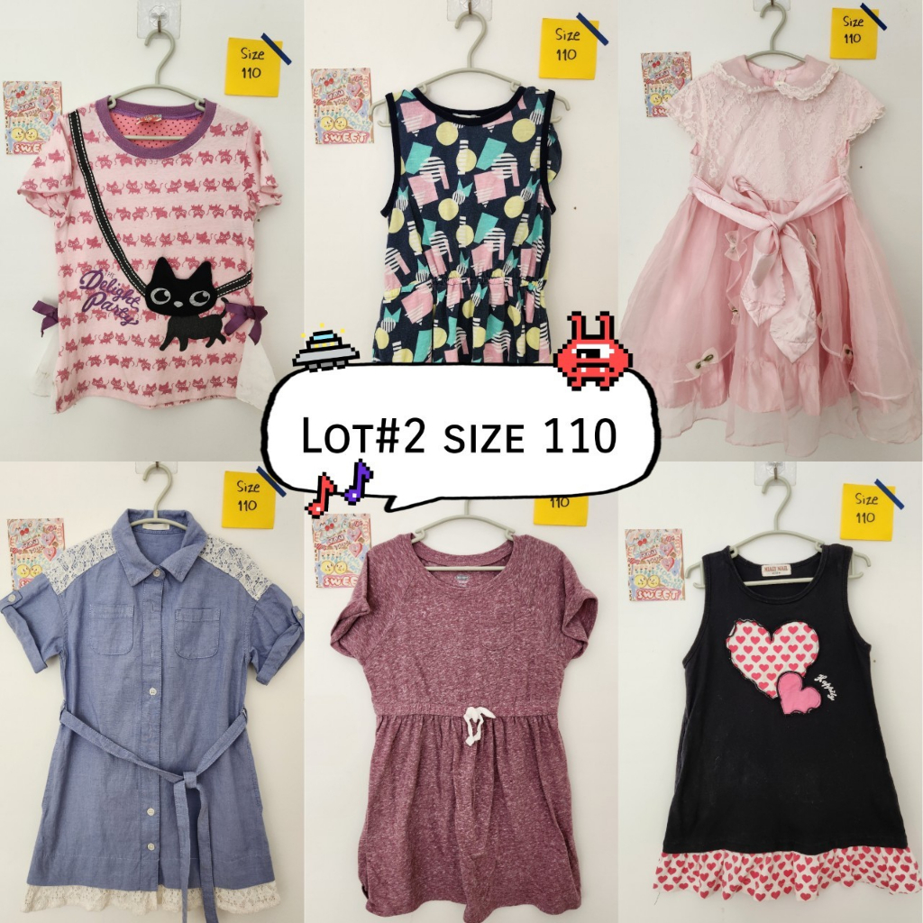 NEW Lot #2 เสื้อเด็กญี่ปุ่นมือสอง 15-40 บาททุกตัว ไซส์ 110