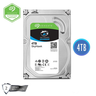 4 TB HDD (ฮาร์ดดิสก์) SEAGATE SKYHAWK SATA3 (ST4000VX016) Warranty 3 - Y