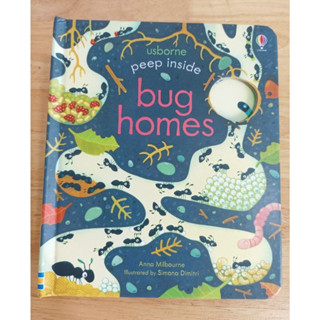 Usborne Peep Inside : Bug Homes เปิด-ปิด รู้จักแมลง บ้านของแมลง