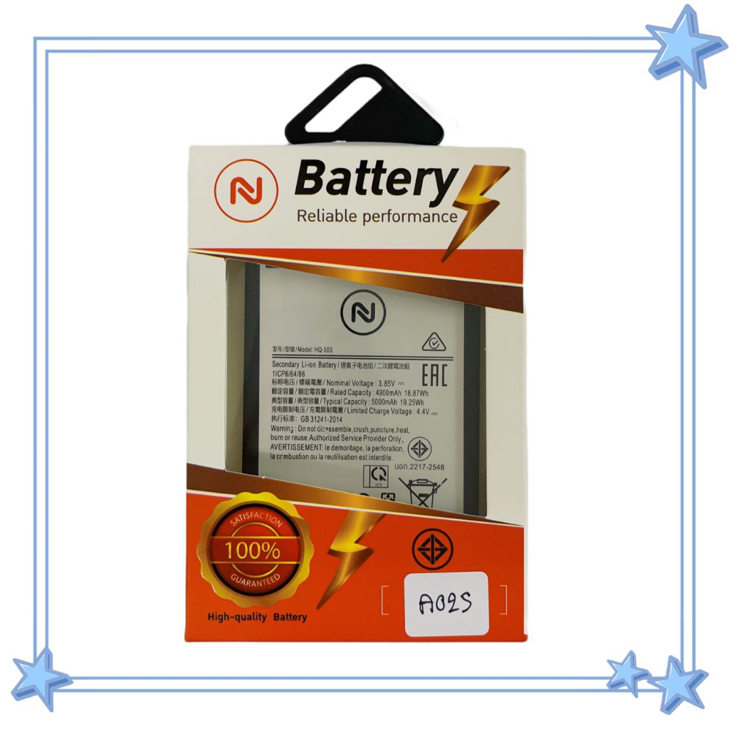 แบตเตอรี่โทรศัพท์มือถือ Samsung A02s/A03s/A03 พร้อมเครื่องมือ แบตมีคุณภาพสูง ประกัน1ปี แบตA02S แบตSa